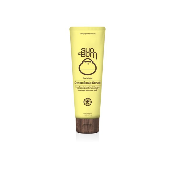Sun Bum Revitalizing Detox Scalp Scrub | Vegan and Cruelty Free Moisturizing and Deep Cleansing and Exfoliating Hair Wash with Apple Cider Vinegar | 6 oz