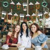 Ushinemi Coffee Party Decorations Frappe Happy Birthday Banner Coffee Cafe Birthday Party Supplies