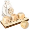 STOFINITY Date Night Dice for Couples - Food Decision Dice Set, Whats for Dinner Dice Games, Take Out Dice, Wooden Date Dice Valentine’s Day Couple Gifts for Him Her, Date Night Activities Ideas