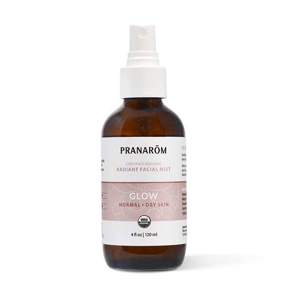 Facial Mist (4oz / 120ml) - 100% Pure & Natural Essential Oil Facial Mist for Dry Skin Hydration & Toning (Glow (Dry Skin))