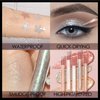 FOCALLURE Glittering Liquid Eyeshadow, Quick-Drying, Crease Resistant, Creates High-Impact Shimmer Diamond Glow Eye Looks, Precise Applicator, 05 Champagne Shimmer