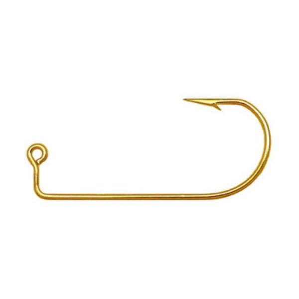 Eagle Claw 575 Gold Jig Hooks - 200 Pack (Size 6)
