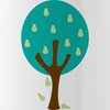 CafePress Organic Pear Tree Water Bottle 1.0L (34 oz) Stainless Steel Water Bottle