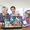 Vocrev Fish Tank Building Block Set for Adults and Kids Lighting Aquarium Building Block Toys for Boys Girls Age 8-14 Including Ocean Jellyfish, Fish, Corals, Crab 725pcs