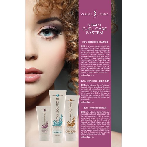 smartSOLUTIONS Curl Nourishing Conditioner, 8 oz | Defines Curls | Increases Shine | Revives Curls | Paraben-Free