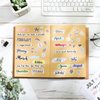 24 Sheets Monthly Planner Stickers Creative Journaling Stickers Aesthetic Calendar Planner Stickers for Calendars Planners Paper Book Decoration Accessories Scrapbooking