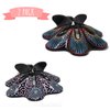 Hair Barrette Hand Painted Hair Clips. Styling for Women and Girls. This Attractive Hair Accessory can be used as a Ponytail Holder or a Hair Grip. for Thick & Thin Hair. 2 Pcs Uniquely Hand Crafted