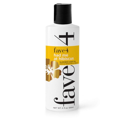 fave4 hair Had Me at Hibiscus Hair Oil, Super 7 Blend to Boost Strength & Retain Moisture, 3.4 oz