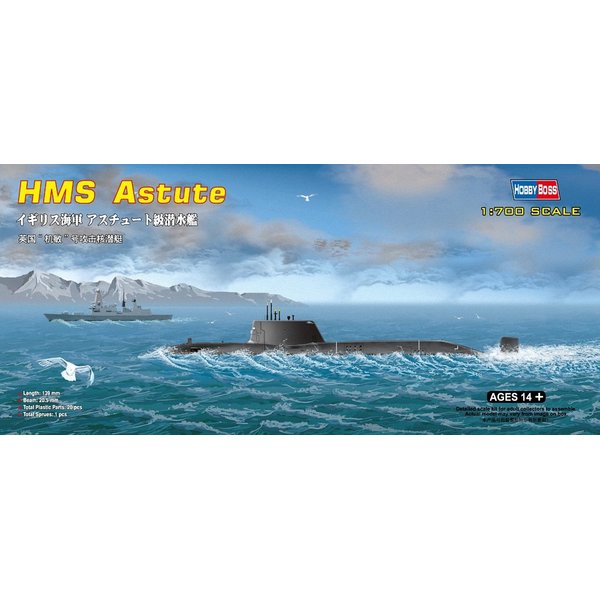 Hobby Boss HMS Astute Royal Navy Boat Model Building Kit