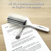 VESS Blow and Styling Hair Brush, Wide 9 Row Round Type- Light weight -Made in Japan-C-150 (White)