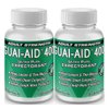 GUAI-AID 200 400mg Ultra-Pure Guaifenesin Capsules (2 Bottles of 100)