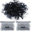 ArtCute 2000 Pcs Black Small Elastic Hair Rubber Bands Baby Hair Ties Mini Soft Elastic Band for Toddler Kids Girls Hair Braids Hair