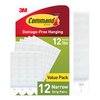 Command Narrow Picture Hanging Strips, Damage Free Hanging Picture Hangers, No Tools Wall Strips for Living Spaces, 12 White Adhesive Strip Pairs. Easy to Open Packaging (24 Strips)