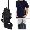 HYS Nylon Case with Belt Loop & D-Ring/Black Carrying Strap, Tactical Holster Walkie Talkie Pouch for MOTOROLA GP328 PRO5150 GP320 GP340 MTX960 Handheld Two Way Radio