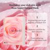 SNP - Supercharged Korean Face Sheet Mask - 12 Sheets Variety - 4 Collagen, 4 Aloe, 4 Rose- Best Gift Idea for Mom, Girlfriend, Wife, Her, Women