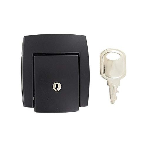 Ohio Travel Bag Lock, 2-1/16 Inch, Black Finish, Zinc Alloy, L-2455-BLK