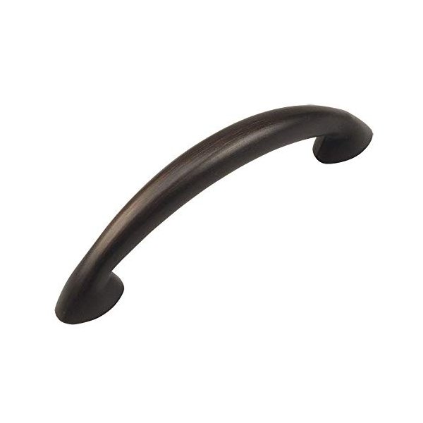 Cosmas 10 Pack 323-64ORB Oil Rubbed Bronze Modern Cabinet Hardware Arch Handle Pull - 2-1/2" Inch (64mm) Hole Centers