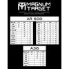 Magnum Target IDPA/ISPC Pistol ONLY & .22LR Knockovers - 3/8in. Mild Steel Targets - 10pc. Metal Plate Set (2-3", 2-4", 2-5", 2-6", 2-9")
