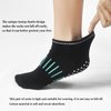 DWG Anti Slip Non Skid Slipper Yoga Socks with Grips 4 Pack Sticky Home Hospital Pilates Socks for Adult Women