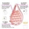 Terra Distribution Scalp Massager Scrubber Exfoliator [Made in Japan] 3 Tools-in-1 Hair Scalp Massager, Dandruff Brush for Head Massage, Dandruff, Hair Growth, Men, Women, and Gift (Pink)