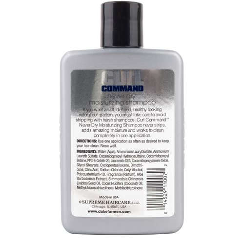 Duke Curl Command Moisturizing Shampoo