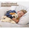 Cuckool Puppy Stuffed Animals, Microwavable Stuffed Animals Heating Pad for Cramps, Pain Stress Relief, Heatable & Coolable Lavender Scented Dog Plush Toys for Anxiety, Women & Kids Bedtime