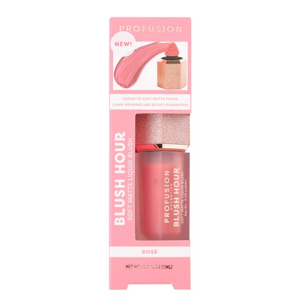 Profusion Cosmetics BLUSH HOUR LIQUID CREAM BLUSH - ROSE, One Size