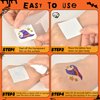 U-Goforst 200 Sheets Halloween Tattoos for Kids, Glow in The Dark Halloween Party Favors, Halloween Temporary Tattoos Goodie Goody, Halloween Treats Bag Stuffers Gift Bulk