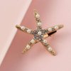4 Pcs Starfish Hair Clip Bridal Flower Girl Accessories for Wedding