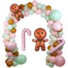 Christmas Balloon Garland Arch Kit, 119Pcs Christmas Balloons with Candy Cane Balloons for Christmas Party Decorations Xmas New Year Christmas Birthday Party Supplies