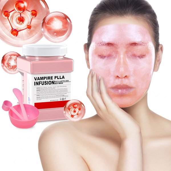 Truvenum Jelly Face Mask for Facials,Facial Skin Care- Vampire Peel-Off Jelly Mask Set,Hydrating, Brightening & Nourishing Jelly Professional Hydrojelly Masks Gift Set DIY Spa 23 Fl Oz