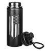 American Flag 20oz Sports Water Bottle | Insulated Water Bottle | Stainless Steel Water Bottle | Outdoor Sports, Hiking, Camping & Cycling-Vet Owned