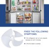 Upgraded 2169142 Refrigerator Evaporator Fan Blade, Replacement Part for Whirlpool/Amana/Kenmore/Jenn-Air/KitchenAid Refrigerators, Replaces WP2169142, AP6005911, 12217201