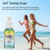 Luxfume Tanning Drops to Add to Moisturizer - Gradual Tan and Non-Comedogenic,Facial Tanning Drops with Customizable Glow,Vegan and Cruelty-Free 1.08 Fl Oz