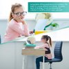 VINGVO Back Posture Corrector for Kids and Teens, Adjustable Upper Back Brace Clavicle Support Brace with Soft Shoulder Pads and Elastic Belts for Thoracic Kyphosis Improve Slouching and Humpback S