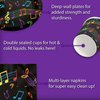 Colorful Music Notes Birthday Party Supplies Set Plates Napkins Cups Tableware Kit for 16