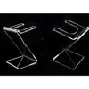esowemsn 1PC Clear Acrylic Hair Dryer Holder Hair Dryer Display Rack Salon Home Bathroom Blow Dryer Holder Stand Hair Styling Tool Storage Organizer