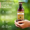 Saryna Key Shampoo for Damaged Hair with Pure African Shea Butter - Moisturizing Shampoo for Dry Damaged Hair - Professional Keratin Treatment - Sulfate Free, No Parabens, Cruelty Free (300ml/10.14oz)