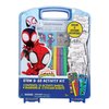 Spidey and his Amazing Friends Stow & Go Activity Kit, 17-Piece Travel Art Set, Preschool, Kids Toys for Ages 3 Up