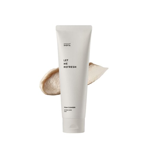 SIORIS Let me refresh foam cleanser 120ml 4.05fl.oz. slightly acid cleanser, nourish and soothe skin Korean skincare gift