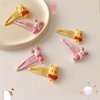 Anime Winne the Pooh Hair Clips 10 Pieces for Family Friend Gifts