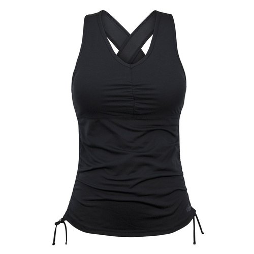 UV SKINZ UPF 50+ Swim Tankini for Women – Women’s Modest Swim Tank Top Black