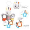 Jambo mom Baby Hanging Toy for Activity Gym, Car Seat Toys, Carseat Toys Hanging, Car Seat Toys for Babies 6-12 Months, Infant Rattles Toys with Teether, Stroller Toys for 0 3 6 9 12 Months