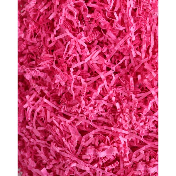 MagicWater Supply - 4 oz - Raspberry - Soft & Thin Crinkle Cut Paper Shred Filler great for Gift Wrapping, Basket Filling, Birthdays, Weddings, Anniversaries, Valentines Day, and other occasions