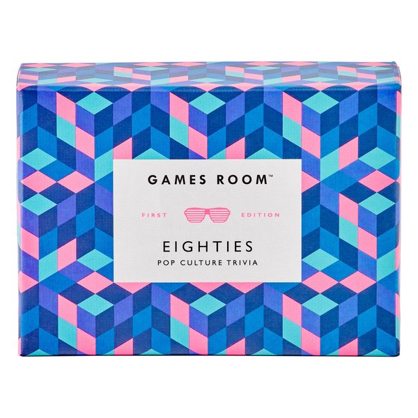 Ridley's Games Room 80s Pop Culture Quiz Trivia Card Game – Trivia Games for Adults and Kids – 2+ Players – Includes 140 Unique Question Cards – Fun Quiz Cards That Make a Great Gift