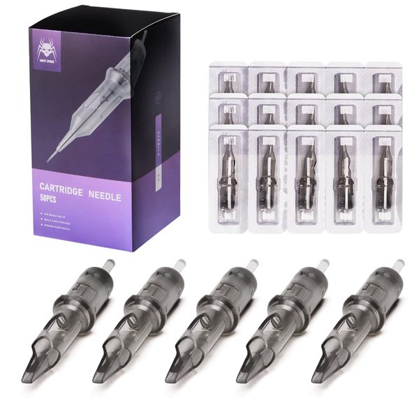 JOSI Disposable Needle Cartridges，50PCS rotary Needle Cartridges Standard round liner 1003RL, 1005RL, 1007RL, 1009RL, 1011RL