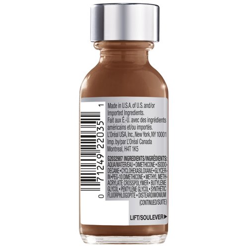 L'Oreal Paris Makeup True Match Super-Blendable Liquid Foundation, Deep Cool C9, 1 Fl Oz, 1 Count