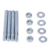 Carburetor Studs Set Carburetor Carburetor Mounting Stud Kit 3.5in Carburetor Studs Set Metal Carb Mounting Stud Kit with Spacers for 5/16in Threads Intake Manifold