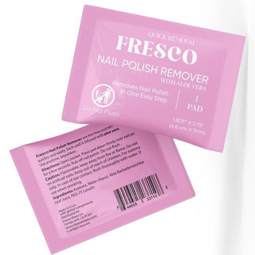 Fresco Wipes Nail Polish Remover - 50 count