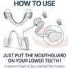 Mouth Guard for Grinding and Clenching Teeth at Night, Sleep Night Guard, Grinding Protection, Clenching Protection, Teeth Bruxism Mouth Piece with Travel Hygiene Case (2set) (1set)